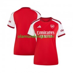 Camisola Arsenal Mulher Equipamento Primeiro 2026-2027 Manga Curta